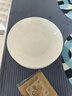 京東京造 盤(pán)子 餐盤(pán)牛排西餐具菜盤(pán)家用陶瓷水果盤(pán) 如雪8英寸盤(pán)*6 曬單實(shí)拍圖