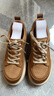 百麗（Belle）男士復古休閑工裝板鞋2026春季新款厚底增高8YH01AM6 黃棕-單里 40 曬單實(shí)拍圖