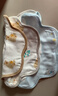全棉時(shí)代 嬰兒紗布花瓣口水兜 ,3條裝 章魚(yú)+沙灘+潛水艇 29×32cm 曬單實(shí)拍圖