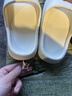 卡通小熊拖鞋2025夏季外穿軟底拖鞋女EVA居家涼鞋拖鞋男 卡其小熊 36-37 曬單實(shí)拍圖