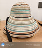 卡蒙（Kenmont）時(shí)尚洋氣彩條防曬帽子女加寬帽檐雙層加厚防紫外線(xiàn)盆帽km-6250 歡享假日 54cm-59cm 曬單實(shí)拍圖