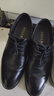 百麗男鞋商務(wù)正裝休閑增高真皮鞋A0917 黑色-內增高 41 曬單實(shí)拍圖