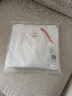 布先生春夏季短袖T恤男士純棉小白T純色內搭打底衫 白色 4XL(195) 曬單實(shí)拍圖