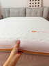 紅蜻蜓（RED DRAGONFLY）A類(lèi)床褥子1.5x2米床墊加厚榻榻米乳膠記憶海綿軟墊子打地鋪睡墊褥 深睡波浪燙畫(huà)-白【厚約6cm】 150x200cm【塌陷包賠】 曬單實(shí)拍圖