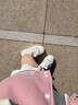 回力半拖鞋女2026新款春季包頭外穿小香風(fēng)一腳蹬懶人休閑厚底帆布鞋女 粉色【半托】 36 曬單實(shí)拍圖