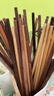 雙槍進(jìn)口福祿花梨木筷子 家用高檔木筷 天然抗菌防霉套裝 10雙裝 曬單實(shí)拍圖