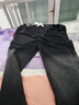 京峋牛仔褲男士秋冬季美式潮牌加絨直筒褲男生復古寬松闊腿休閑長(cháng)褲子 A62黑灰色【常規款】 XL 【建議體重130-155斤左右】 曬單實(shí)拍圖