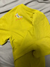 Q21蒲公英兒童排汗速干T恤男女童親子短袖春夏季新款運動(dòng)薄款上衣 金瓜黃 120 曬單實(shí)拍圖