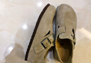 BIRKENSTOCK勃肯德國進(jìn)口男女款牛皮絨面革軟木London低幫休閑鞋 棕色窄版1010504 38 曬單實(shí)拍圖