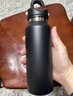 REVOMAX銳虎保溫杯男款大容量水杯316不銹鋼保溫暖水瓶學(xué)生上學(xué)專(zhuān)用-辰黑 曬單實(shí)拍圖