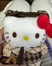 迪士尼正版HelloKitty包包掛件鑰匙扣眼鏡哈嘍kt貓玩偶公仔閨蜜女生禮物 老錢(qián)風(fēng)套裝kitty【正版】 曬單實(shí)拍圖