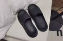 QYCKABY QYCKABY醫用足弓支撐拖鞋男士夏季26新款室內家居防臭情侶涼拖男 黑色【eva厚底防滑】 42-43 標準碼 曬單實(shí)拍圖
