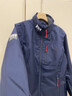 HELLY HANSEN, HH H/H海麗漢森 男士 Crew Hooded Midlayer 2.0連帽防水夾克外套 597 海軍藍 Medium 曬單實(shí)拍圖