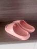 潔麗雅（Grace）買(mǎi)一送一厚底拖鞋女士夏季新款室內居家浴室洗澡防滑情侶涼拖鞋男 桃沙粉+星夜黑【2雙裝】舒適軟彈 38-39 女+42-43男 曬單實(shí)拍圖