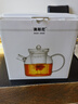 美斯尼 煮茶壺玻璃泡花茶壺燒水壺茶具加厚玻璃帶把手家用大容量壺 單壺1000毫升 曬單實(shí)拍圖
