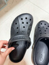 卡駱馳（CROCS）貝雅云彩女士洞洞鞋戶(hù)外休閑鞋|208186 黑色-001 36 /37(230mm) 曬單實(shí)拍圖
