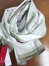上海故事真絲絲巾女100%桑蠶絲珍珠綢緞面長(cháng)巾披肩禮盒裝送媽媽生日禮物 曬單實(shí)拍圖