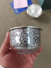 滇慶堂龍鳳999純銀品茗杯主人杯百福銀杯子喝茶杯茶具足銀酒杯伴手禮 百福側把杯12g【足銀證書(shū)】 曬單實(shí)拍圖