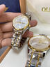 歐品客瑞士情侶手表一對機械表防水夜光情人節禮物腕表防水鑲鉆2026新款 藍寶石表鏡-夜光防水-情侶款金白 曬單實(shí)拍圖