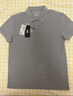 京東京造【桑蠶絲】高端polo衫男短袖男士t恤衣服男裝休閑 淺灰 L 曬單實(shí)拍圖