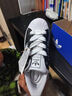 阿迪達斯（adidas）三葉草小黑鞋白標貝殼頭潮流男女系帶板鞋運動(dòng)鞋JH9977 曬單實(shí)拍圖