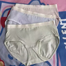 芬騰可安【10條裝】女士純棉內褲女夏季透氣抗菌無(wú)痕女士純色短褲頭健康 組合1（10條裝隨機顏色） L 165/90 曬單實(shí)拍圖