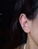 水云淼耳骨夾無(wú)耳洞女雙流蘇耳環(huán)高級感耳掛2026年新款高端時(shí)尚小眾耳飾 銀色一對裝 2個(gè) 曬單實(shí)拍圖