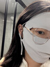 蕉下（beneunder）面膜防曬面罩遮全臉輕薄無(wú)痕防曬口罩臉基尼高顏騎行透氣醫美灰 曬單實(shí)拍圖