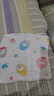六層純棉紗布方巾高密童巾泡泡紗吸水加厚嬰兒a類(lèi)口水巾兒童毛巾 小蘭恐龍 25*25cm高密方巾 曬單實(shí)拍圖