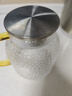 京東京造 涼水壺 耐熱耐高溫玻璃冷水壺茶水分離泡茶杯1.2L 曬單實(shí)拍圖