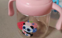 貝親（Pigeon）兒童牛奶杯1-3歲寶寶喝水喝奶PPSU直飲奶瓶雙吸管水杯 粉色330mL 曬單實(shí)拍圖