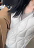 雅鹿羽絨馬甲女2025年秋冬新款輕薄內膽保暖時(shí)尚貼身大衣內搭V領(lǐng)背心 曬單實(shí)拍圖