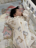 威爾貝魯（WELLBER）新生兒防驚跳睡袋嬰兒0-6個(gè)月包裹式包巾投降式四季包單 小天使L 曬單實(shí)拍圖