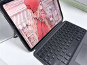 B.O.W航世X56B 新款ipad妙控鍵盤(pán)保護殼套一體橫豎七彩背光適用ipad Air4/5（10.9寸/18-22年11寸）黑色 曬單實(shí)拍圖