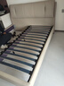 喜臨門(mén)真皮藝雙人大床主次臥室現代簡(jiǎn)約軟靠包尼亞pro[床架] 云霧米+白騎士plus床墊-軟硬適中-7天發(fā)貨 1.8*2米 曬單實(shí)拍圖