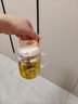 艮泊高顏值玻璃杯女生耐高溫茶水分離杯學(xué)生可愛(ài)吸管杯夏天帶把手杯子 快樂(lè )云朵流光玻璃泡茶杯800ml 304不銹鋼茶隔 曬單實(shí)拍圖