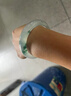 珒玨 翡翠手鐲 女士玉手鐲冰糯種飄花處理平安鐲送媽媽老婆節日禮物 內徑58-59mm(附鑒定證書(shū)) 曬單實(shí)拍圖