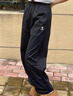 駱駝（CAMEL）工裝褲女[迪麗熱巴同款·漫游]防潑水梭織戶(hù)外徒步登山褲男 J35CA66025，幻影黑，中性 S 曬單實(shí)拍圖