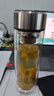 富光玻璃杯雙層 帶茶隔大容量隔熱茶杯高檔商務(wù)泡茶車(chē)載水杯透明杯子 曬單實(shí)拍圖