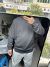 京東京造純棉衛衣男士26新款春秋外套男裝衣服打底衫t恤深巖灰L 曬單實(shí)拍圖