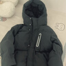 巴拉巴拉童裝兒童羽絨服男童外套女童寶寶年冬裝大絨被親子裝時(shí)尚長(cháng)款加厚 靜謐黑A(yíng)版-白鴨絨-清潔度1000 150 曬單實(shí)拍圖