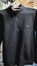 利郎男裝衛衣半高領(lǐng)拉鏈春季26新款都市休閑男士長(cháng)袖T恤內搭上衣 黑色（G6CTX8091H） M 165/84A 曬單實(shí)拍圖