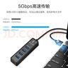 川宇USB3.0分線(xiàn)器擴展塢 高速4口集線(xiàn)器HUB拓展塢 筆記本電腦轉換器轉接頭延長(cháng)線(xiàn)100cm 帶Type-C供電 曬單實(shí)拍圖