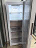 海爾（Haier）立式冰柜客廳冰柜風(fēng)冷無(wú)霜冷柜黑金抗菌凈化冷藏冷凍柜一級能效抽屜式單門(mén)冰箱冷柜保鮮柜以舊換新 燕羽灰|麥浪系列|風(fēng)冷無(wú)霜 210L 曬單實(shí)拍圖