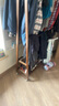 穩納實(shí)木衣帽架臥室衣架落地立式掛衣架入戶(hù)衣服架子可移動(dòng)次靜衣架 曬單實(shí)拍圖