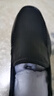 他她（TATA）一腳蹬休閑豆豆鞋男士羊皮商務(wù)休閑皮鞋春新TFW01AM5 黑色 38 曬單實(shí)拍圖