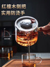 憶壺茶泡茶壺玻璃煮茶壺器茶水分離側把壺電陶爐專(zhuān)用燒水壺一人用分茶具 曬單實(shí)拍圖