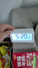 得力（deli）兒童節充電電子鬧鐘背光家用學(xué)生兒童溫濕度計床頭鐘開(kāi)學(xué)升學(xué)必備白 LE103A開(kāi)學(xué)必備新年禮物 曬單實(shí)拍圖