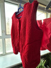 本來(lái)（benlai）女裝仿羊羔絨保暖紅色女士馬甲2026春季新款外套女BNT160001 大紅 M 曬單實(shí)拍圖