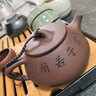 藏壺天下宜興紫砂壺純手工刻繪茶壺石瓢壺家用功夫泡茶壺茶具蘭趣石瓢壺 蘭趣石瓢壺 210ml 曬單實(shí)拍圖